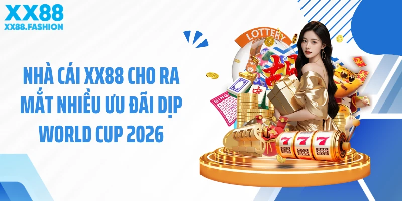 Nhà cái XX88 cho ra mắt nhiều ưu đãi dịp World Cup 2026